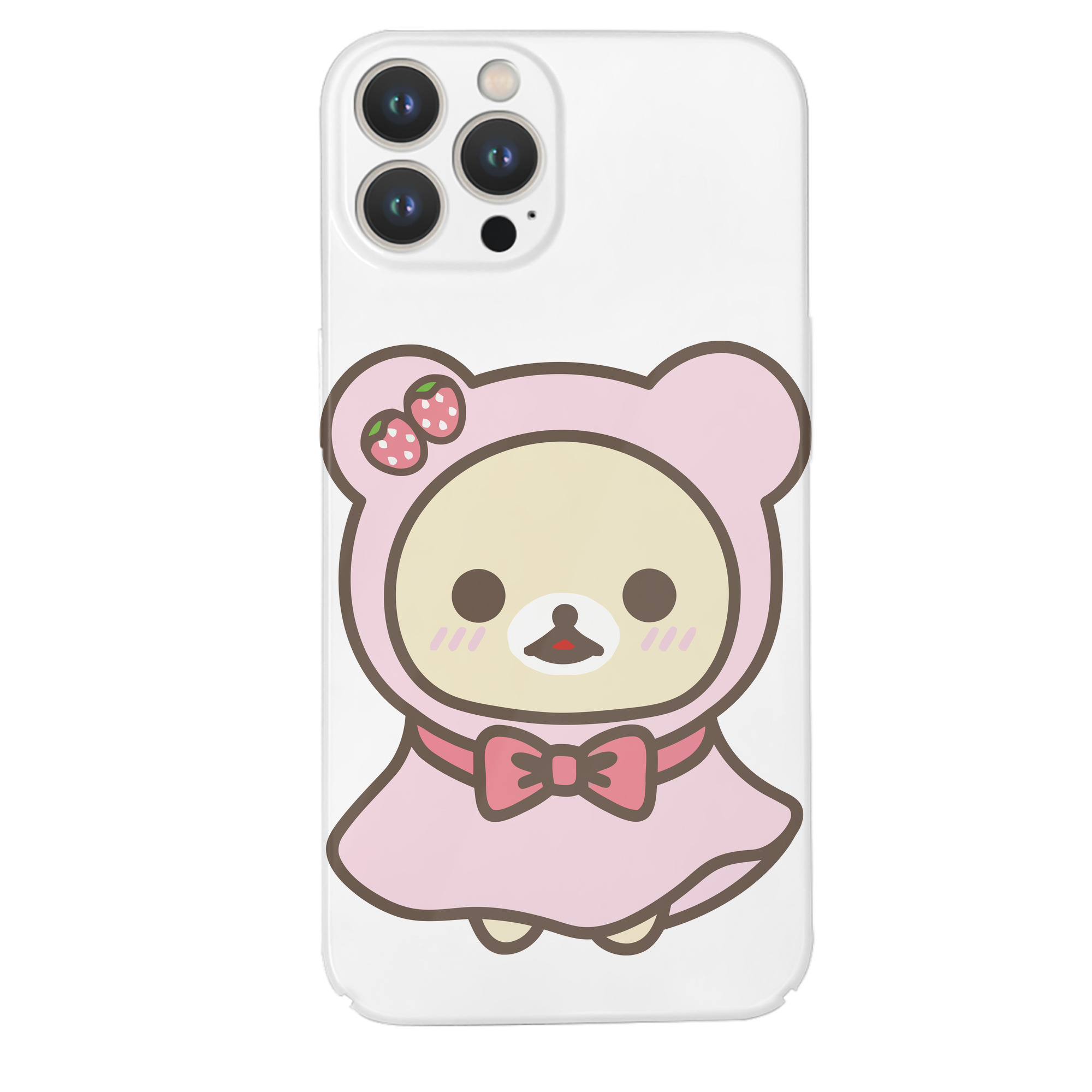 （画像用） リラックマ リラックマ キイロイトリ Rilakkuma Korilakkuma Kiiroitori 【iPhone 14シリーズ対応】ハードケース
